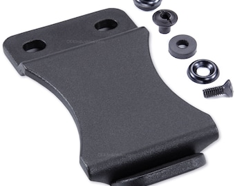 FOMI Belt Clip for Holsters & Sheaths - (Fits up to 1.75in Belts) - (Inside-The-Waistband) - (USA Made) - (w/Mounting Hardware) - (1 Pack)