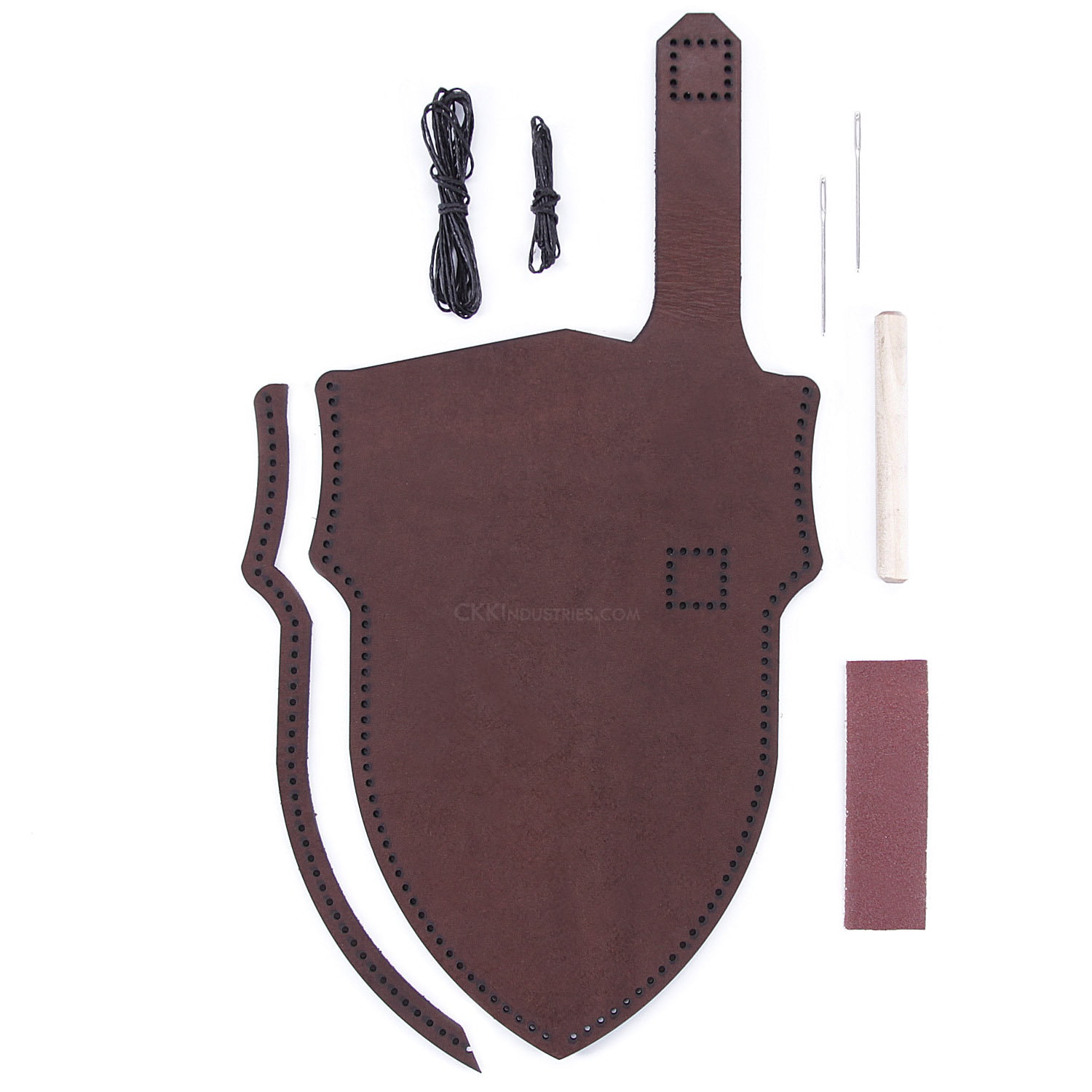 Leather DIY Knife Sheath Making Kit - (fits up to 8.0 Inch Blades) - 8 ...