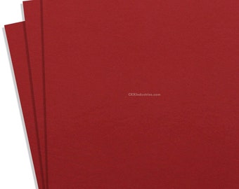 KYDEX Thermoform Sheet - (Blood Red) - Various Sizes and Thicknesses for KYDEX Holster Making & Hobby Projects