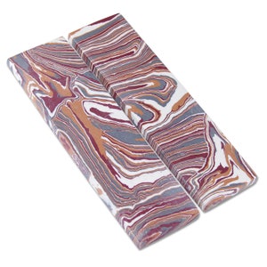 Recone Stone - Knife Handle Scales - (4.50 x 1.25 x 0.275) Inches - (Brown Spiney) - Stone Handle Material for Knife and Tool Handles