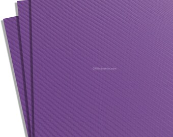 HOLSTEX Thermoform Sheet - Carbon Fiber Texture - (Purple Haze) - Various Sizes and Thicknesses for Holster Making & Hobby Projects