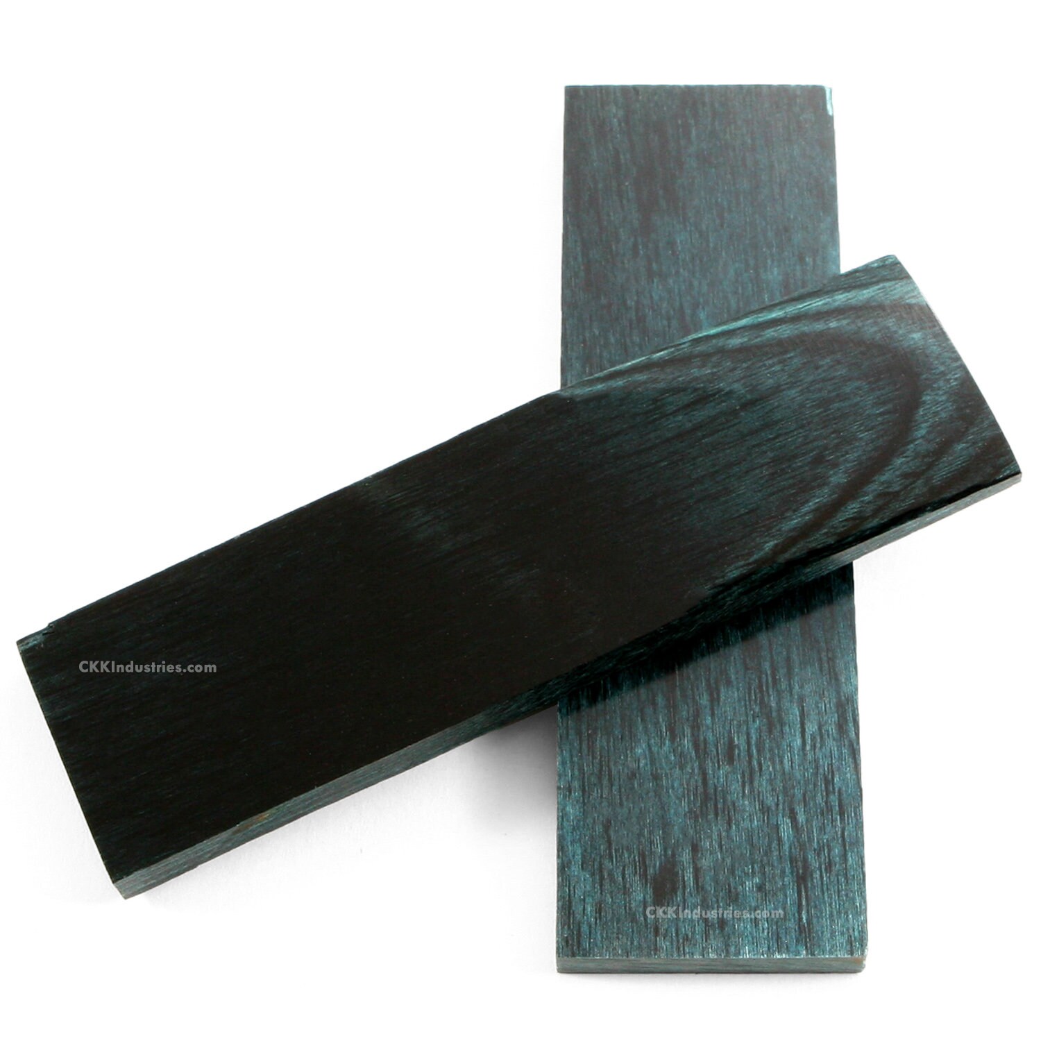DymaLux AQUA FIRE- Laminated Wood Knife Handle Scales- 1/4 x 1.5 x 5