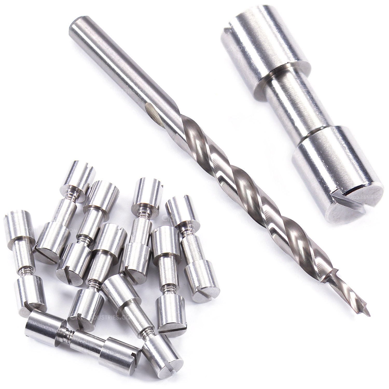 corby-bolt-fasteners-10-pack-with-step-drill-for-diy-handles-knife