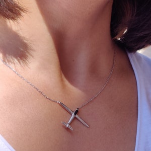 Glider Necklace Silver Necklace