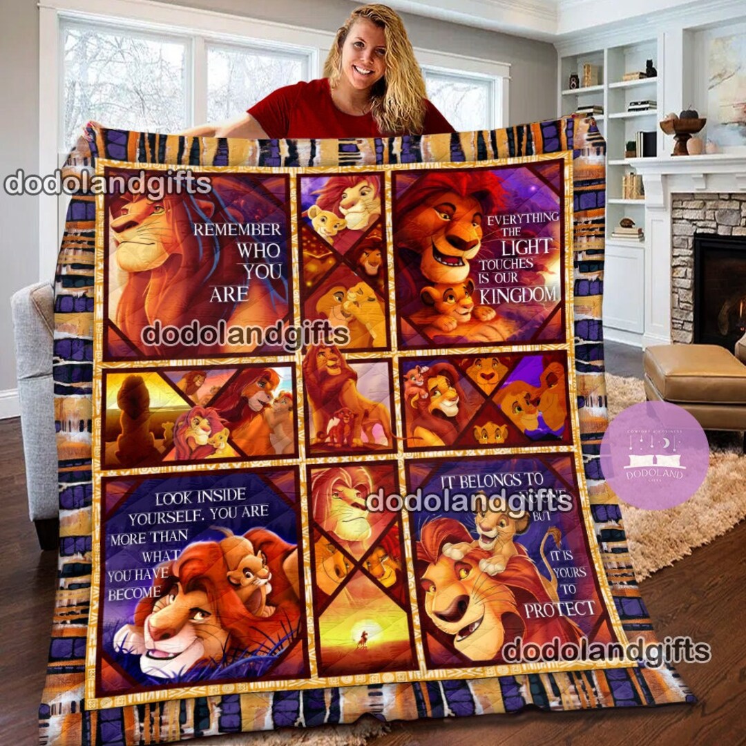 Disney the Lion King Blanket the Lion King Fleece Blanket Etsy