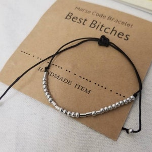 1 peça tornozeleiras com letras de código morse para mulheres homens rock corda preta frisada mensagem escondida pulseira de tornozeleira moderna ajustável presente de amizade