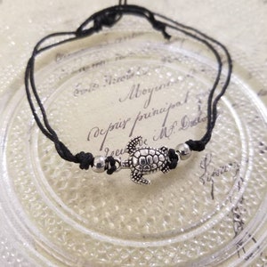 1 szt. Boho Regulowana Bransoletka na Kostkę Antyczny Żółw Morski Zwierzęcy Charm Koraliki Łańcuszek na Kostkę Kobiety Letnie Sandały Plażowe Bransoletka na Kostkę
