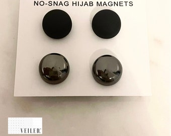 ECLIPSE ED•SHAPE• Aimant Hijab No-Snag Broche Écharpe Magnétique X2 X3 X4 Packs