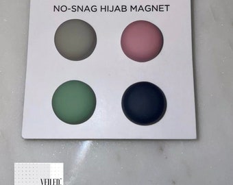 CANDY ED•SHAPE• Hijab Magnet No-Snag Magnetic Scarf Pin Brooch X2 X3 X4 Packs