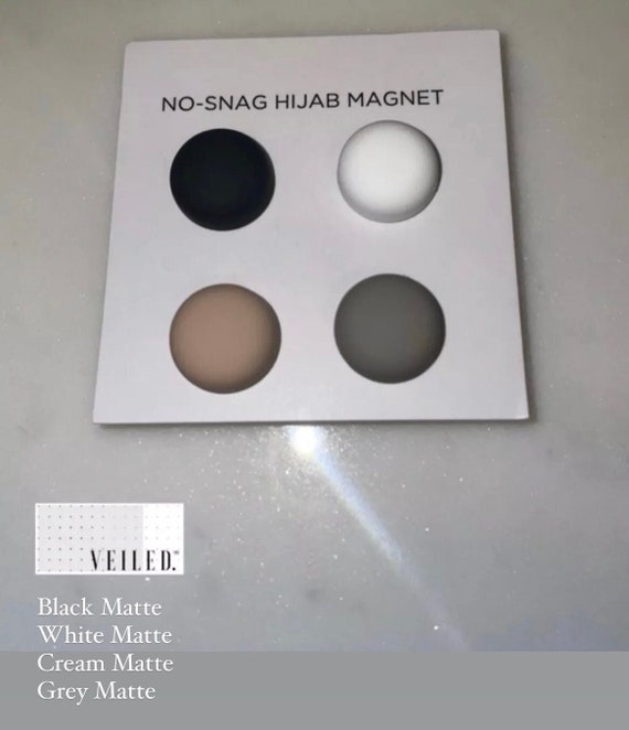 Snag-Free Hijab Magnet Pins Set Of 4 - Strong Magnetic Hijab Pins In Matte Metallic Colors