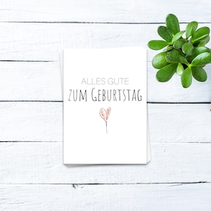 Postkarte Alles Gute zum Geburtstag | Geburtstagskarte, Glückwunschkarte, Sprüchekarte, Karte mit Spruch