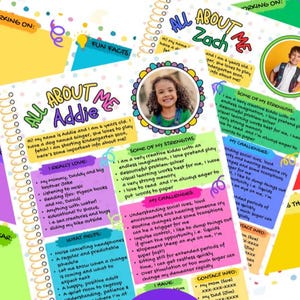 Spezielle Bedürfnisse Kind Einführung Vorlage: Autismus, ADHS, IEP Lehrer (Canva bearbeitbar, digitaler Download)