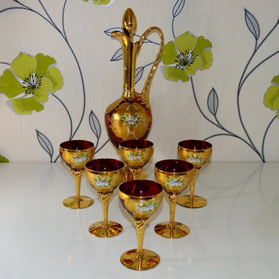 ボヘミアクリスタルグラス 6個セット ヴィンテージ 【公式通販】