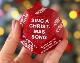 ¡Dados gigantes personalizados para tomar decisiones! - 6 o 12 caras - Elige el tamaño, el color y el texto personalizado