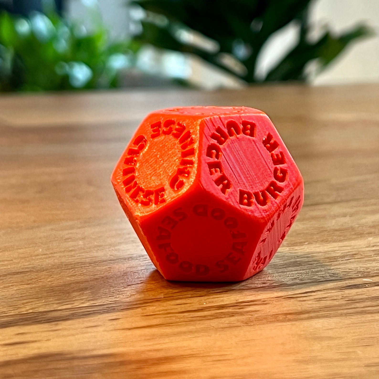 Food Takeout Dice Large 3D Printed 2 12sided Etsy