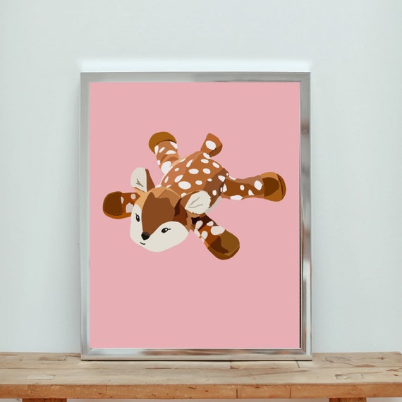 Baby Deer Printable Artwork - Etsy