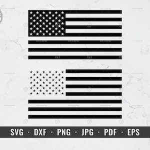 Amerikaanse vlag svg voor Cricut en Silhouette, Amerikaanse vlag svg, vlag van de Verenigde Staten svg, dxf, png, jpg, pdf, eps, Vector, ClipArt, Instant Digitale Download