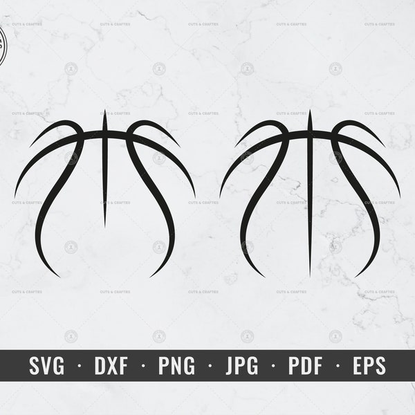 Basketball svg, Basketball Outline, Basketball Skeleton, Basketball Design svg, dxf, png, jpg, pdf, eps, Cricut, Silhouette, Vector, ClipArt