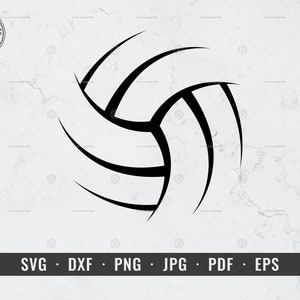 Volleyball svg, Volleyball Outline, Volleyball Skeleton, Volleyball Design svg, dxf, png, jpg, pdf, eps, Cricut, Silhouette, Vector, ClipArt