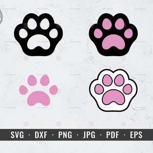 Paw SVG, Dog Paw Svg, Paw Print Outline, Paw silhouette, Paw Prints svg  png, Cat Paw Svg, Animal paw, Dog Foot Print, Dog Paw silhouette