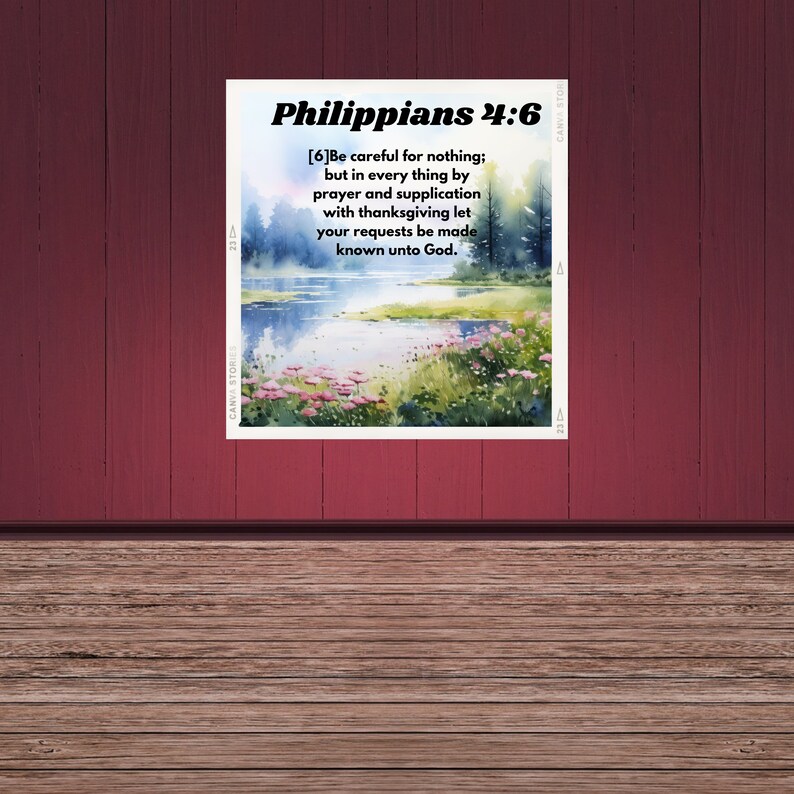 Printable Scripture Wall Art for Christians Bible Verse - Etsy