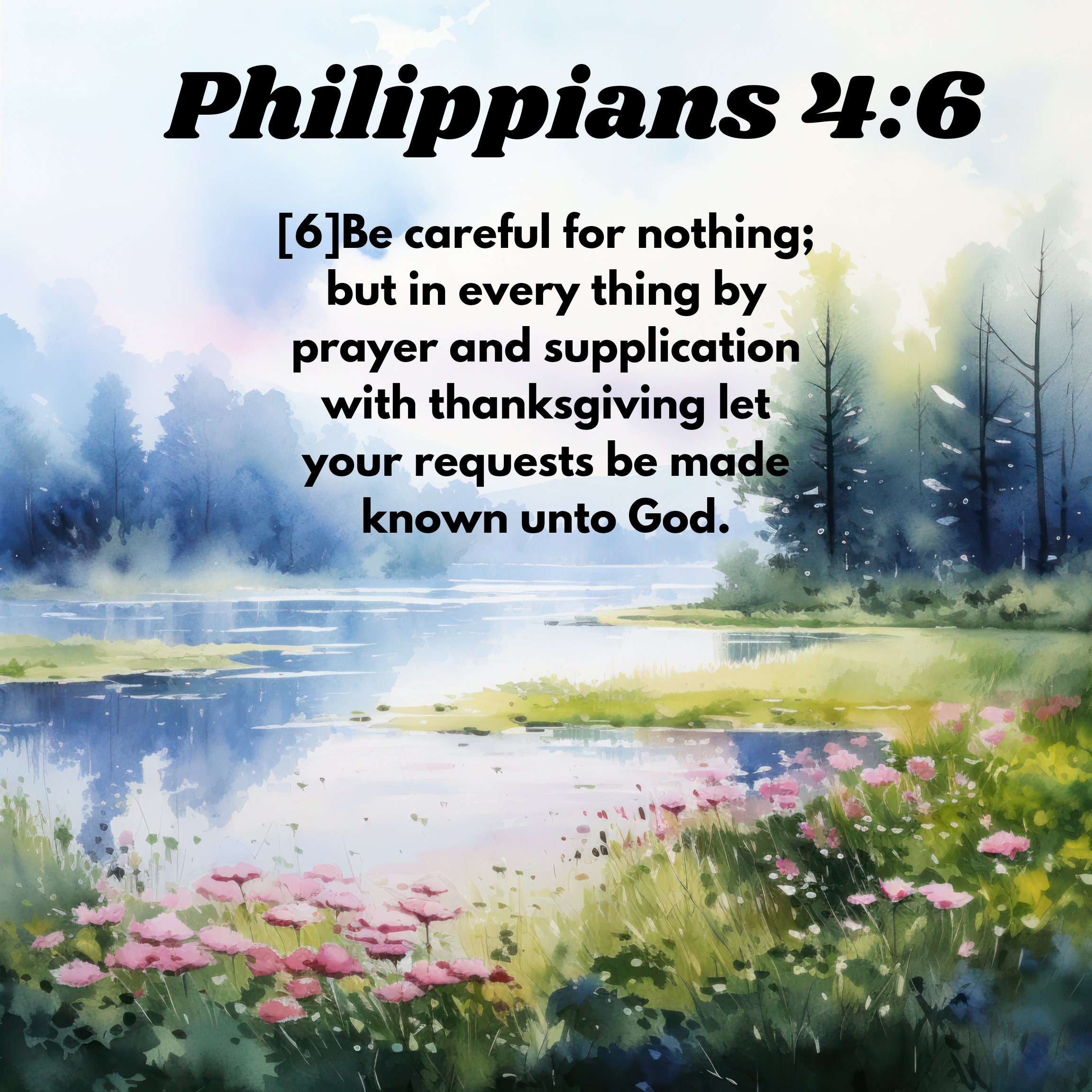 Printable Scripture Wall Art for Christians Bible Verse - Etsy