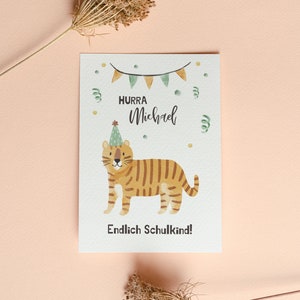 Hourra I Enfin un écolier I Carte personnalisée pour la rentrée I Début de la garderie I Maternelle I Crèche