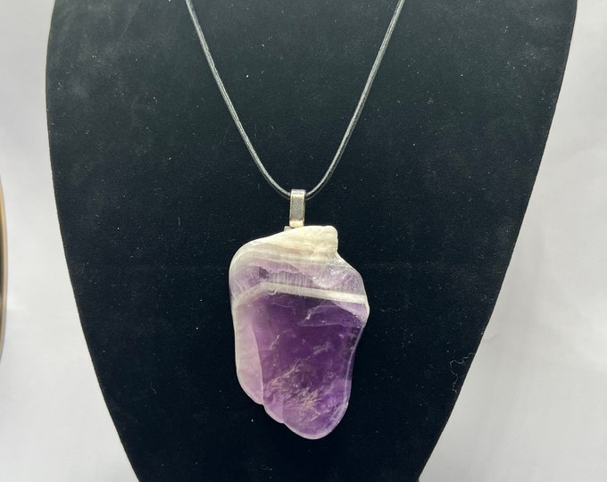 Relieve Stress and Anxiety, Amethyst Pendant Necklace