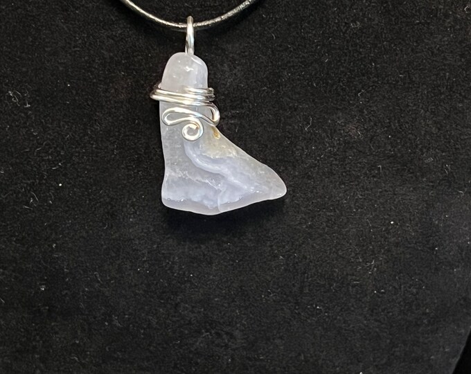 Blue Lace Agate Necklace