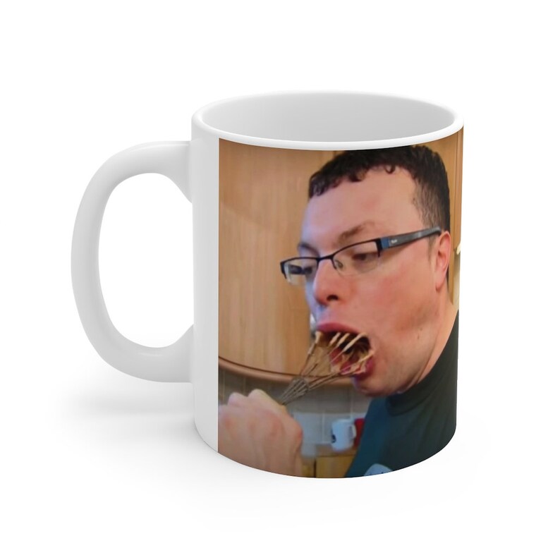 Come Dine With Me Whisk Deepthroat. Funny Meme Gift Mug. Rude Christmas