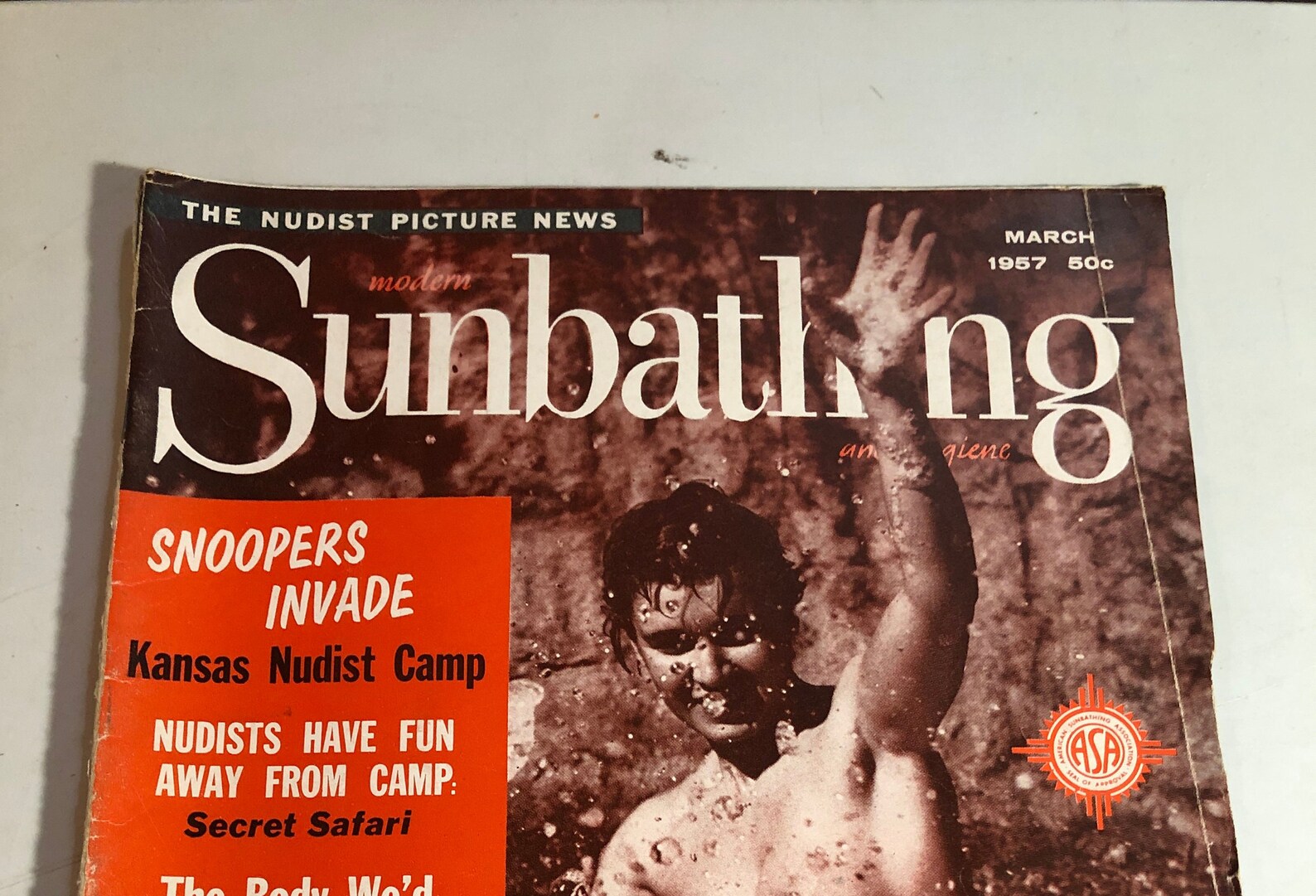 Modern Sunbathing Magazine March 1957 Avg Condition Etsy