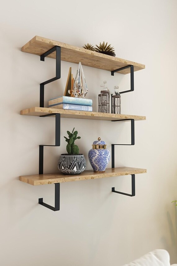 3tier Multipurpose Wall Shelf Etsy