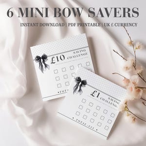 少額貯金チャレンジ、英国通貨での少額現金貯金、低予算貯蓄、PDF印刷可能、即時ダウンロード