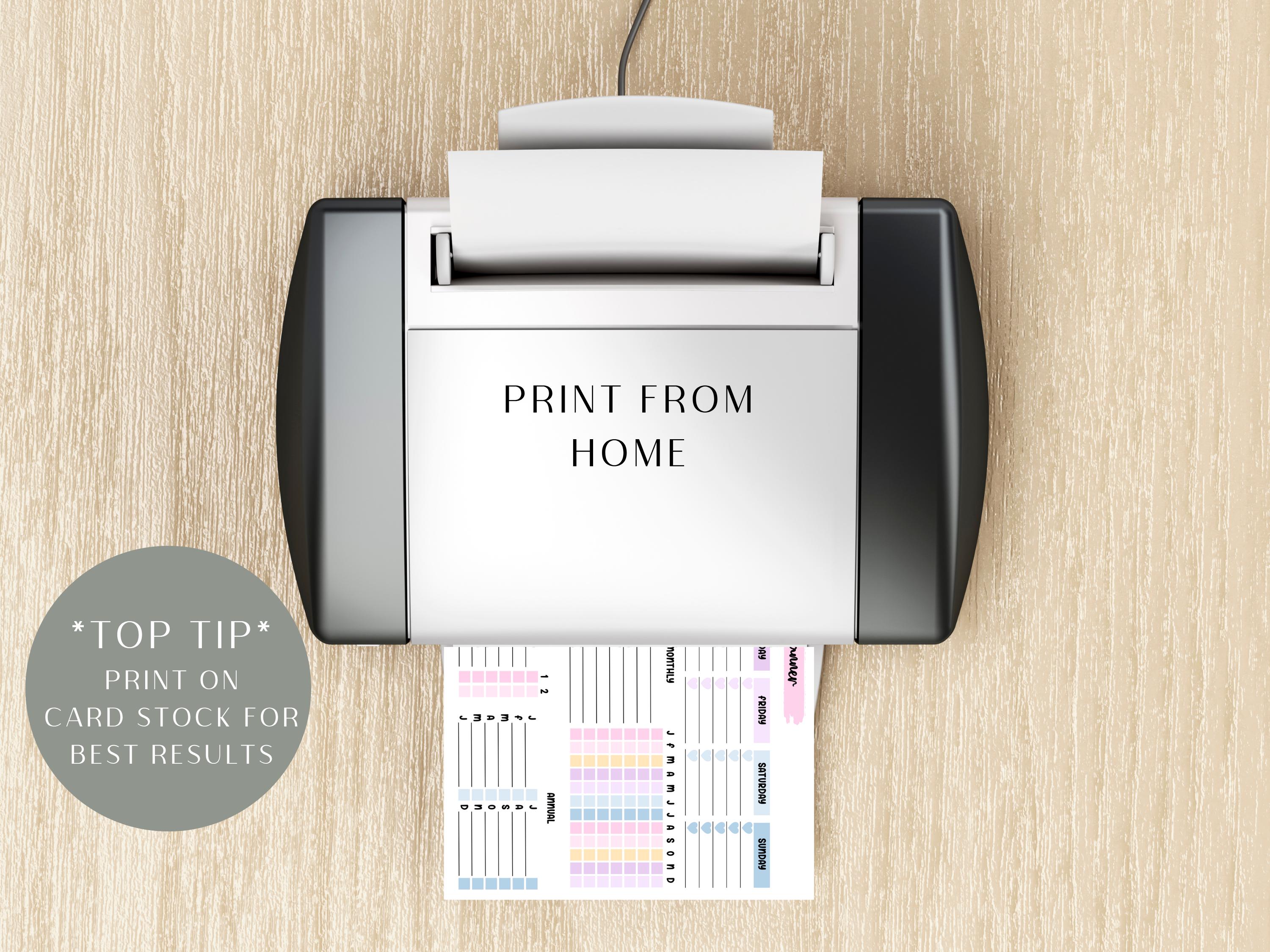 Printable Cleaning Schedule Checklist, Minimalist Weekly Housework ...
