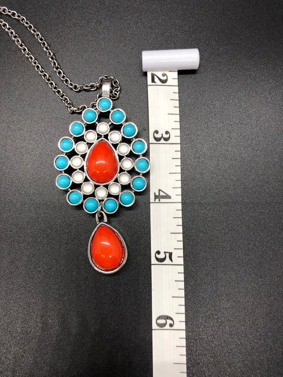 Beautiful LOFT Boho 32 Inch Necklace with Pendant… - image 2