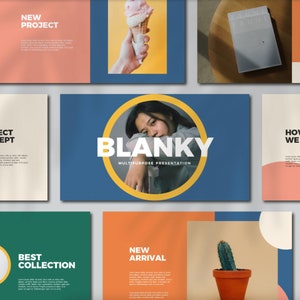 POP Business Profile Shopfront Powerpoint Presentation, Fully Editable, Vector Graphics, High Quality BLANKY Powerpoint Template