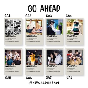 Go Ahead Cdrama Poster I minimalist poster l starring: Song Weilong, Tan Songyun, Zhang XinchengI polaroid