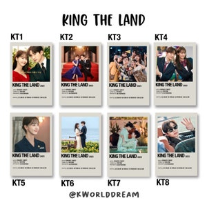King The Land Kdrama Poster I starring: Lee Jun-ho, Im Yoon-na, Ko Won-Hee, Kim Ga-Eun I polaroid