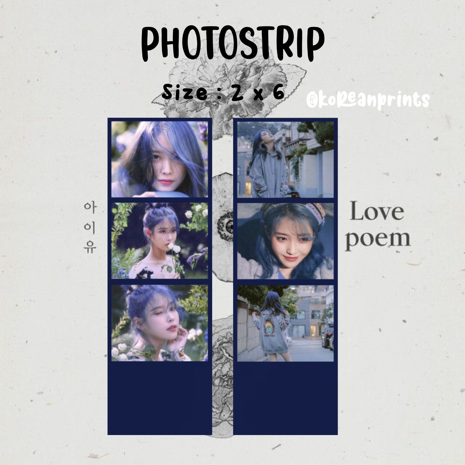 IU Love Poem Fan Kit I Polaroid I Photocard I Merch I Kpop