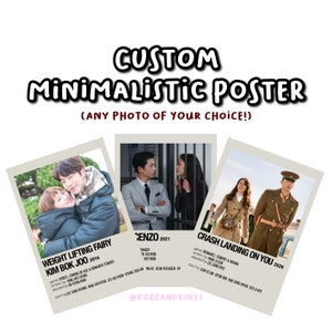 Pôster de drama minimalista PERSONALIZADO I kdrama I cdrama I jdrama