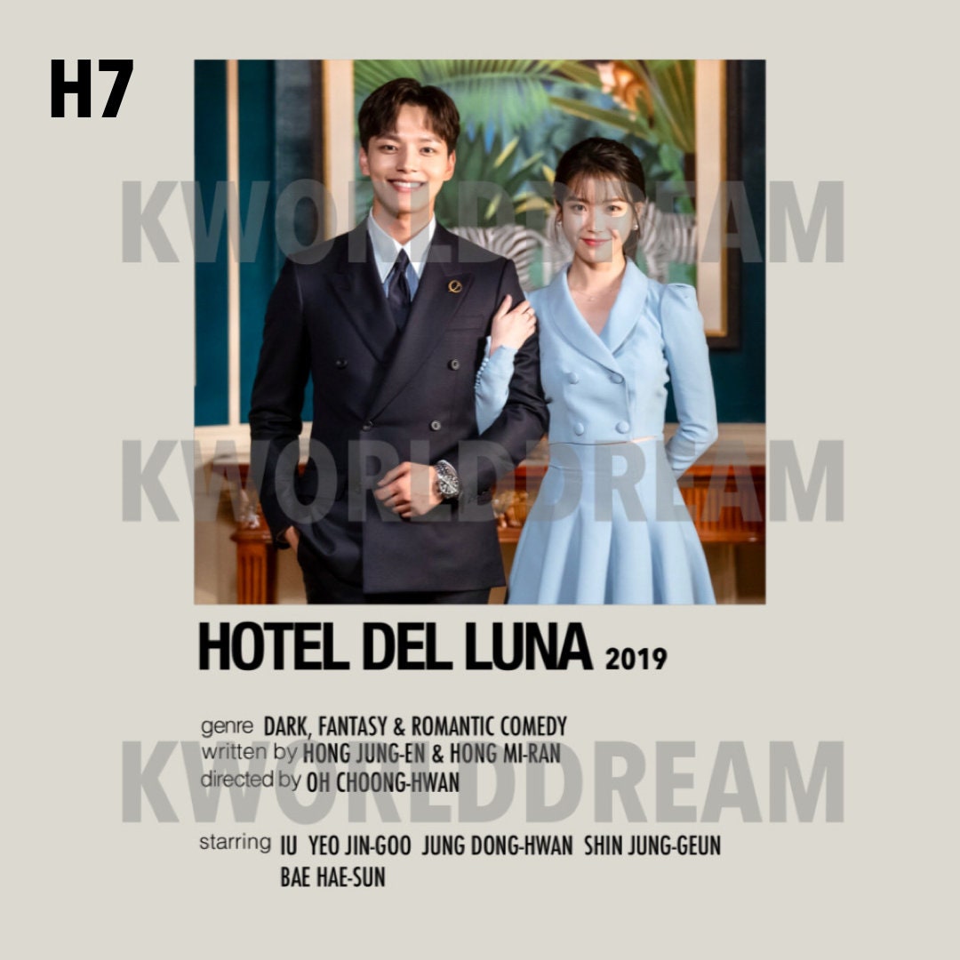 Hotel Del Luna Kdrama Poster I Starring IU Lee Ji Eun Yeo Etsy UK