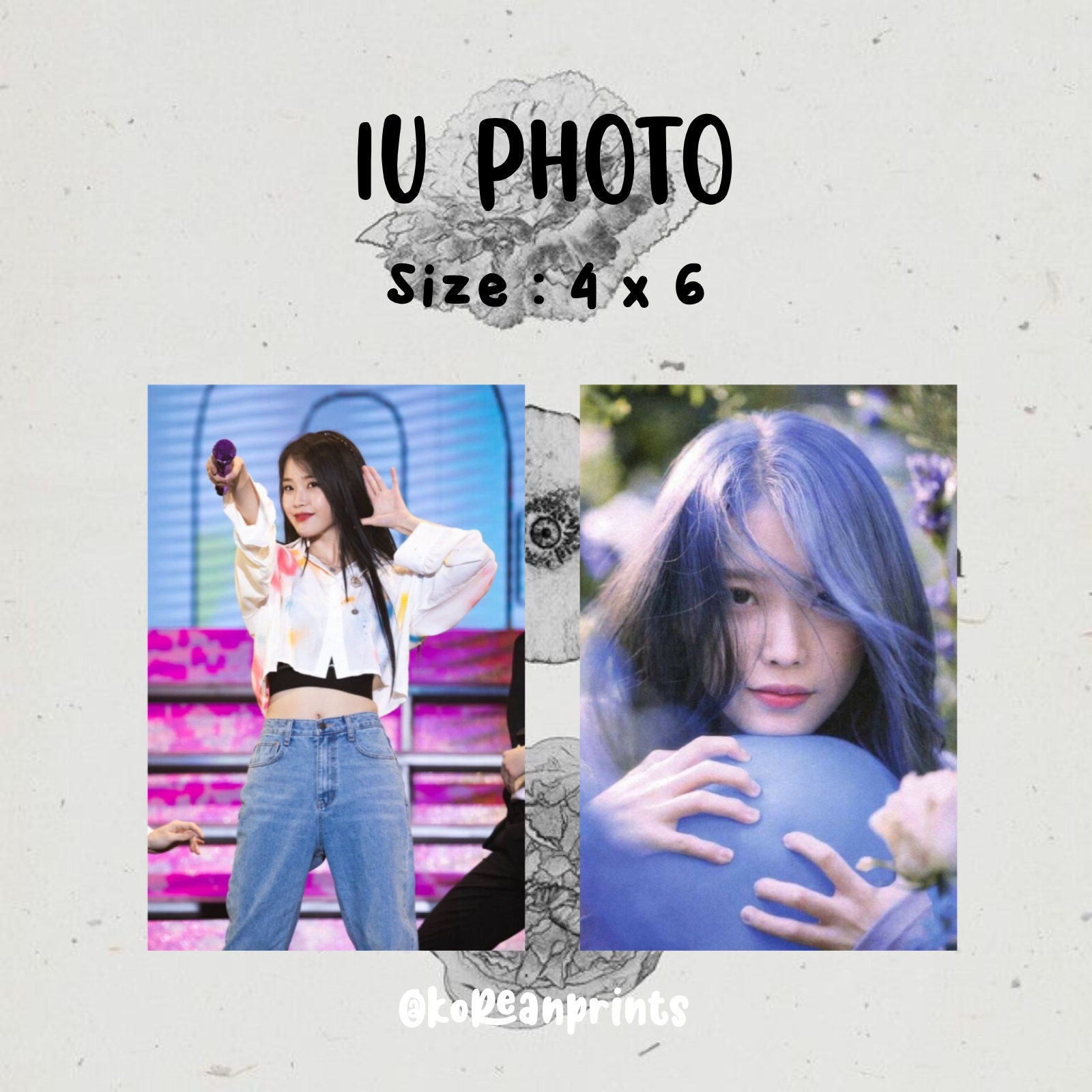 IU Love Poem Fan Kit I Polaroid I Photocard I Merch I Kpop