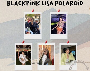 Lisa Real Instax Polaroid I blackpink I girlfriend material polaroid