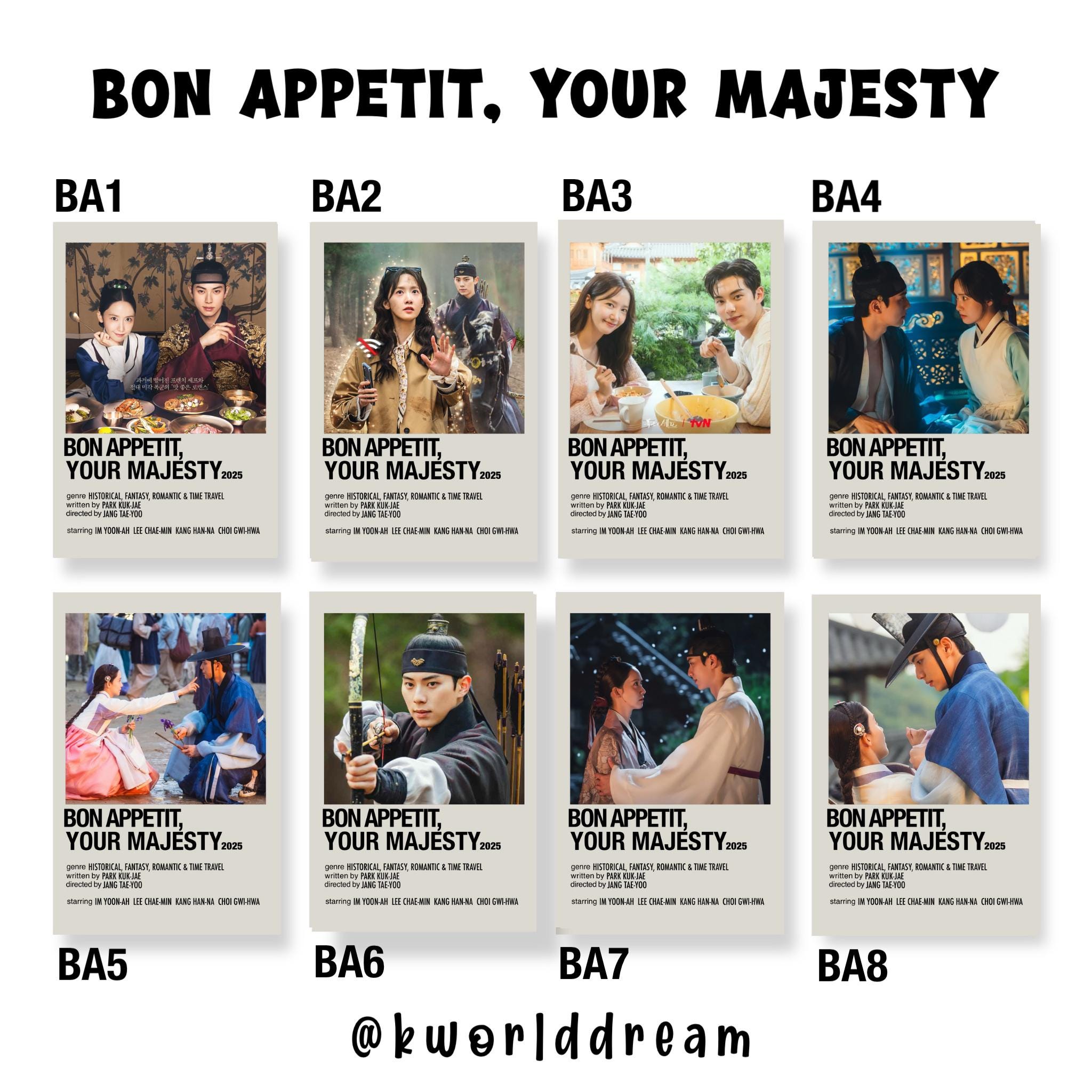 Bon Appetite, Your Majesty I Minimalist Poster L Starring: Im Yoon