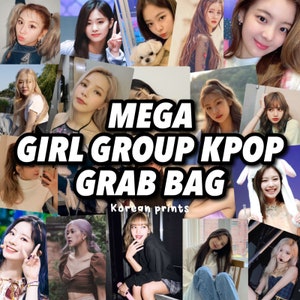 Bolsa sorpresa de tarjetas fotográficas MEGA de K-Pop. I Grupo de chicas. I Tarjetas fotográficas. I Merchandising.