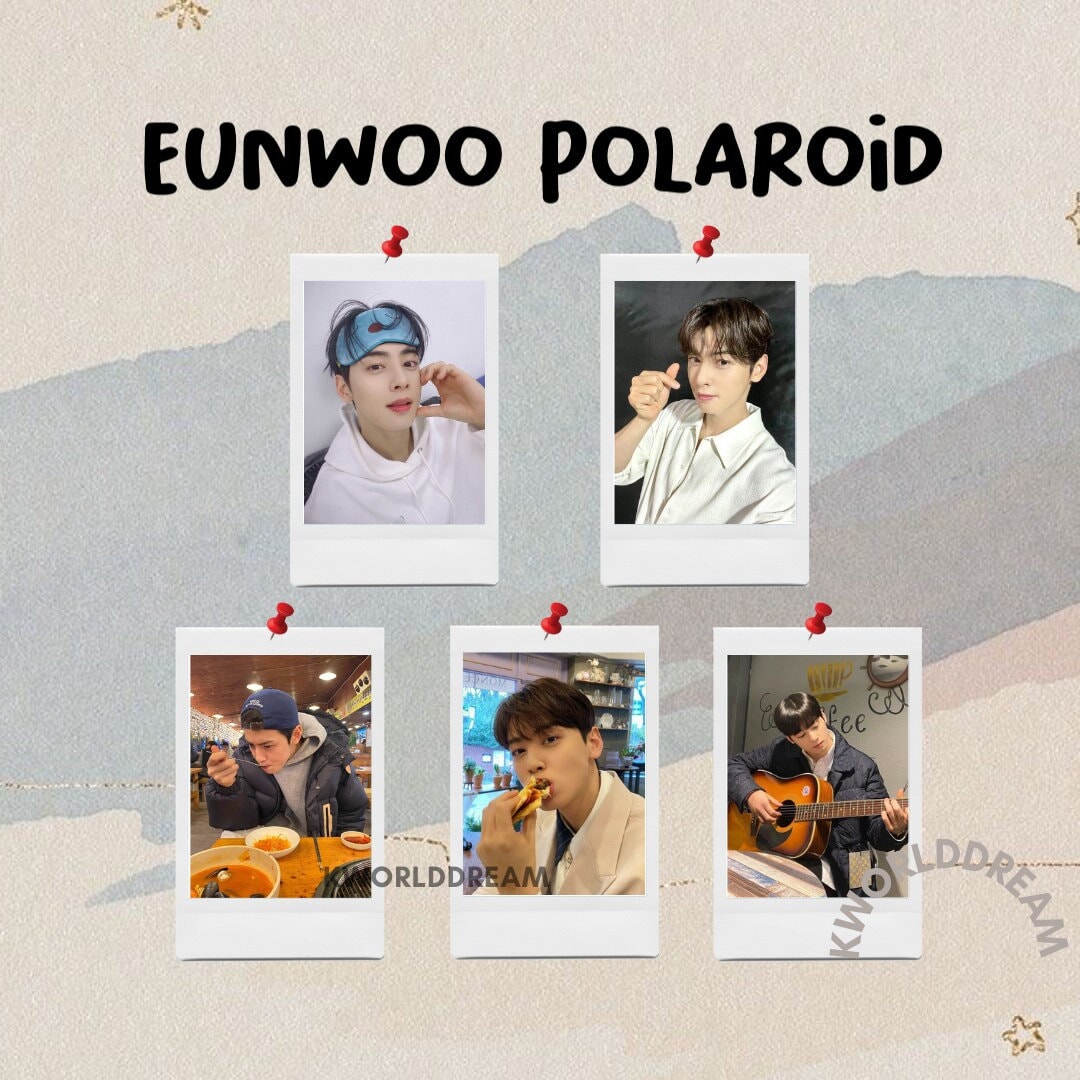 NEW! Eunwoo Real Instax Polaroid I Astro I boyfriend material polaroid