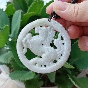 Authentic Jadeite Jade Pendant Necklace Natural Burmese Grade A JP0518