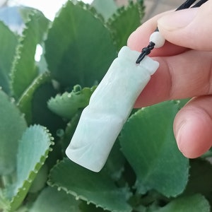 Authentic Jadeite Jade Pendant Necklace Natural Burmese Grade A JP0558