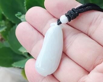 本物のビルマ産翡翠ペンダントネックレス グレードA翡翠ペンダント
