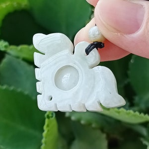 Authentic Jadeite Jade Pendant Necklace Natural Burmese Grade A JP0513